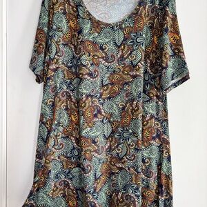 Paisley Print Women's Top